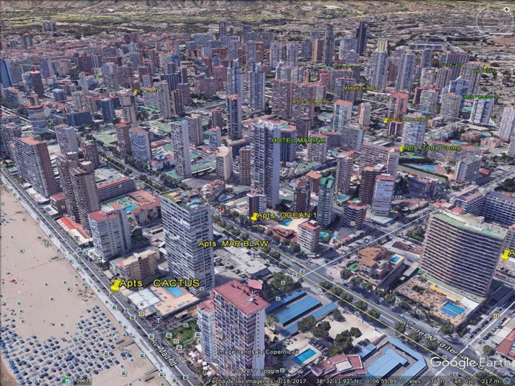 Disponible Apt Marblaw-18 A 31 Octubre 1ª Linea- Aire Acondic -2Hab 2Bn, Parking Opcionable Extra Benidorm Exterior photo